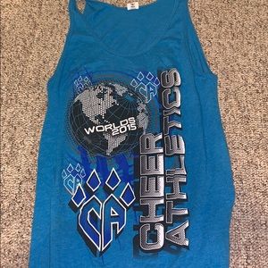 Cheer athletics worlds 2015 tank top